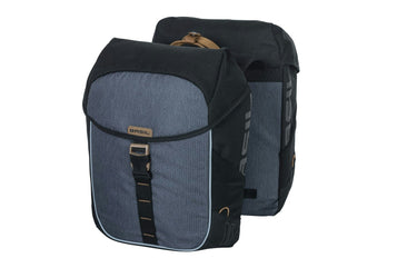 Basil Miles Double Bag 34L Black Slate